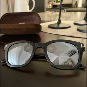 Tom Ford Eugino black square Sunglasses 50 mm